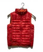 MARK&LONAマークアンドロナ）の古着「Gage Packable Down Vest ゲージパッカブル 中綿ベスト」｜オレンジ