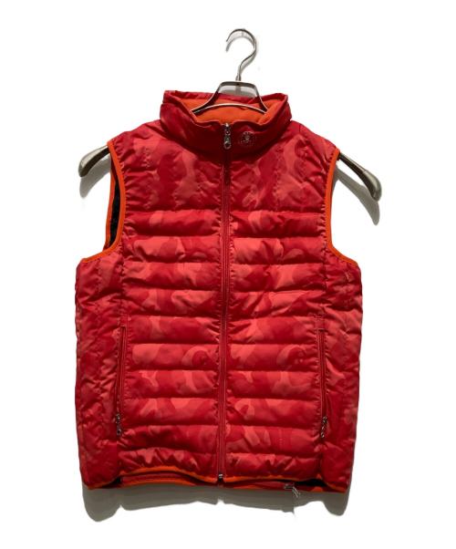 MARK&LONA（マークアンドロナ）MARK&LONA (マークアンドロナ) Gage Packable Down Vest ゲージパッカブル 中綿ベスト オレンジ サイズ:48の古着・服飾アイテム