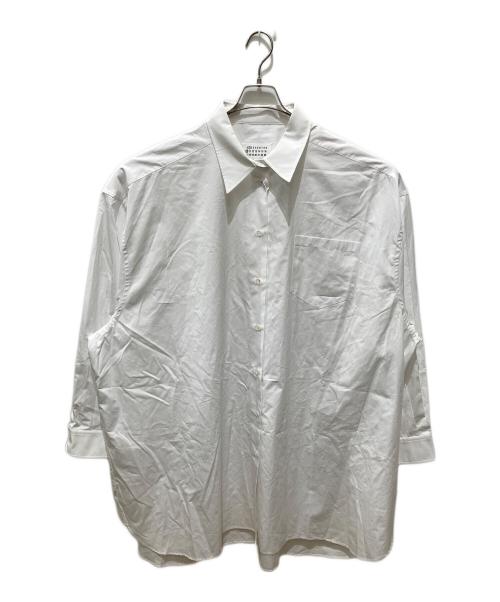 Maison Margiela（メゾンマルジェラ）Maison Margiela (メゾンマルジェラ) ONE PIECE OVERSIZE SHIRT ホワイト サイズ:Lの古着・服飾アイテム