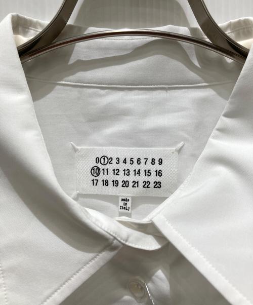 Maison Margiela（メゾンマルジェラ）Maison Margiela (メゾンマルジェラ) ONE PIECE OVERSIZE SHIRT ホワイト サイズ:Lの古着・服飾アイテム