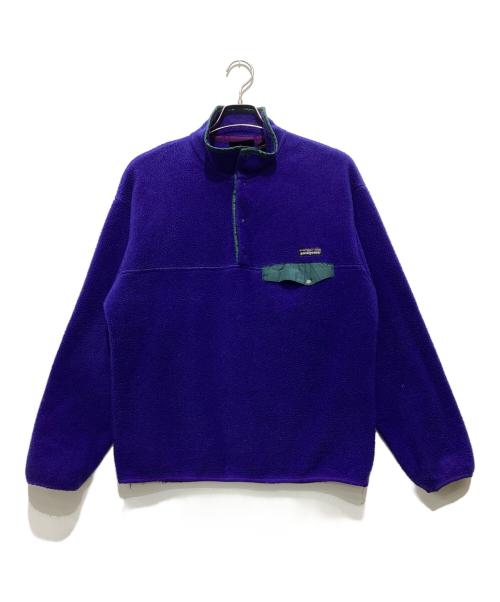 Patagonia（パタゴニア）Patagonia (パタゴニア) 90’s スナップT フリースジャケット ブルー サイズ:Mの古着・服飾アイテム