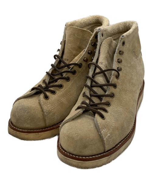 CHIPPEWA（チペワ）CHIPPEWA (チペワ) 6inch SAND SUEDE BRIDGEMAN / モンキーブーツ ベージュ サイズ:8 1/2の古着・服飾アイテム