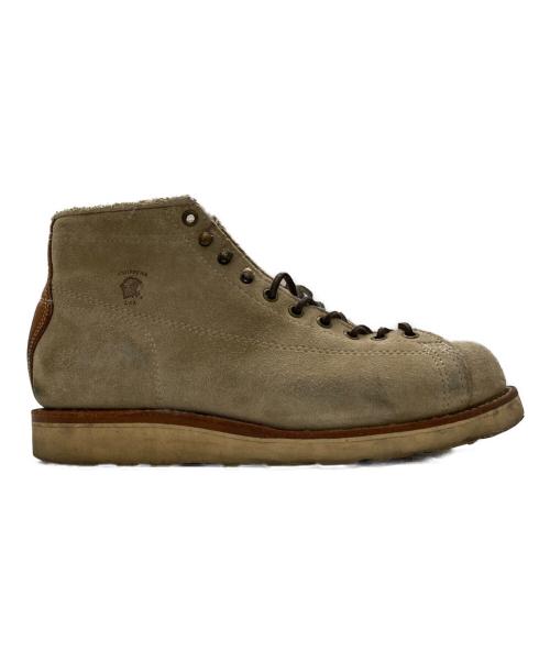 CHIPPEWA（チペワ）CHIPPEWA (チペワ) 6inch SAND SUEDE BRIDGEMAN / モンキーブーツ ベージュ サイズ:8 1/2の古着・服飾アイテム