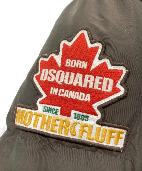 DSQUARED2（ディースクエアード）DSQUARED2 (ディースクエアード) B-2B TYPE DOWN JACKET / B-2B タイプ ダウンジャケット グレー サイズ:Mの古着・服飾アイテム