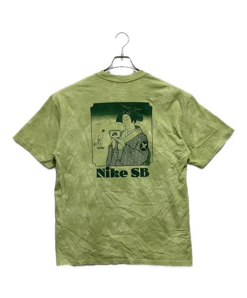 NIKE SB（ナイキエスビー）NIKE SB (ナイキエスビー) Yuto Horigome (ホリゴメユウト) Tシャツ グリーン サイズ:Ｌの古着・服飾アイテム