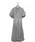 HER LIP TO（ハーリップトゥ）の古着「Fountain Lace Up Bow Dress」｜ライトグレー