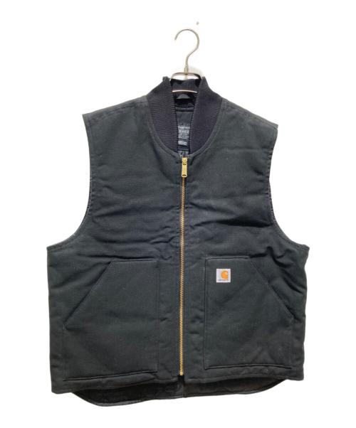 CarHartt（カーハート）CarHartt (カーハート) DUCK VEST/ダックベスト ブラック サイズ:Lの古着・服飾アイテム