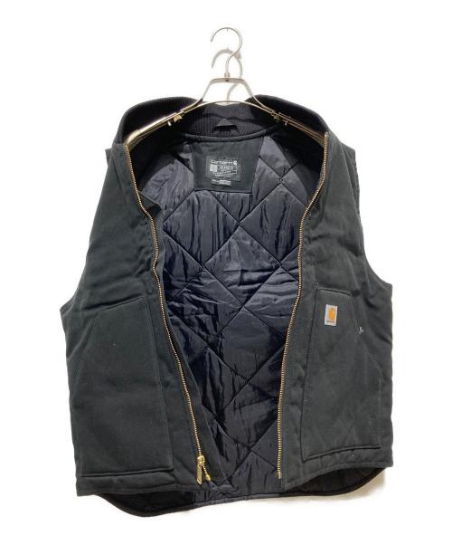 CarHartt（カーハート）CarHartt (カーハート) DUCK VEST/ダックベスト ブラック サイズ:Lの古着・服飾アイテム