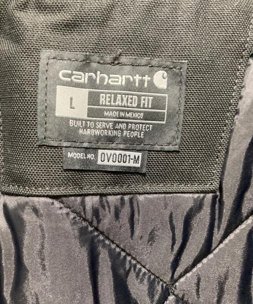 CarHartt（カーハート）CarHartt (カーハート) DUCK VEST/ダックベスト ブラック サイズ:Lの古着・服飾アイテム
