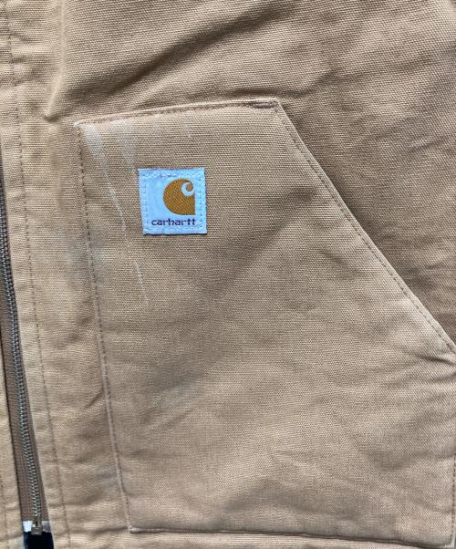 CarHartt（カーハート）CarHartt (カーハート) DUCK VEST/ダックベスト ブラウン サイズ:Lの古着・服飾アイテム
