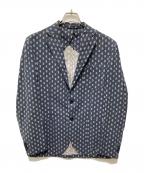 Salvatore Piccoloサルヴァトーレ・ピッコロ）の古着「総柄テーラードジャケット」｜ネイビー