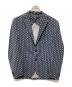 Salvatore Piccolo（サルヴァトーレ・ピッコロ）の古着「総柄テーラードジャケット」｜ネイビー