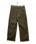 NIGEL CABOURN (ナイジェルケーボン) コットンブロークンツイル グルカパンツ カーキ サイズ:W34：13000円