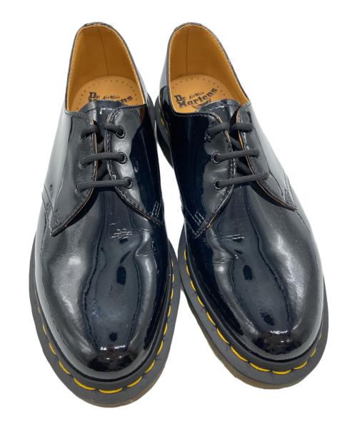 Dr.Martens（ドクターマーチン）Dr.Martens (ドクターマーチン) パテントレザー 3ホール ブーツ ブラック サイズ:UK8の古着・服飾アイテム