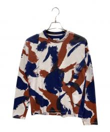 KENZO（ケンゾー）の古着「総柄長袖カットソー」｜トリコロールカラー