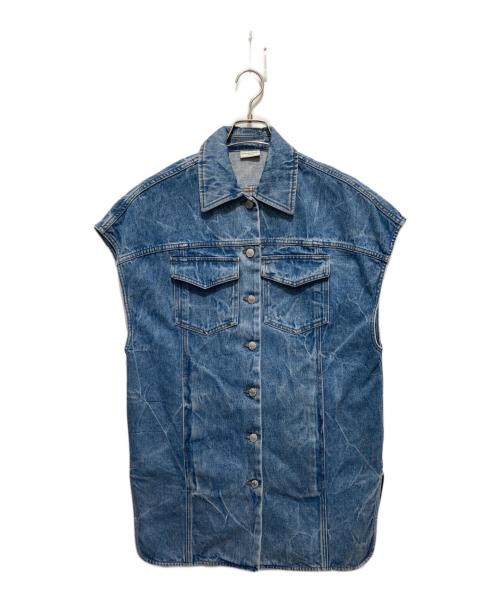 DRIES VAN NOTEN（ドリスヴァンノッテン）DRIES VAN NOTEN (ドリスヴァンノッテン) デニムベスト ブルー サイズ:36の古着・服飾アイテム