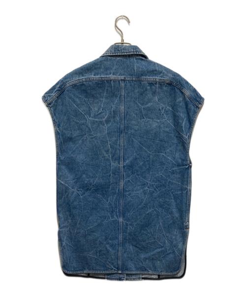 DRIES VAN NOTEN（ドリスヴァンノッテン）DRIES VAN NOTEN (ドリスヴァンノッテン) デニムベスト ブルー サイズ:36の古着・服飾アイテム