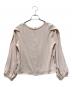 HER LIP TO（ハーリップトゥ）の古着「Slit Sleeve Blouse」｜ピンク