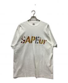 SAPEur（サプール）の古着「サファリロゴTシャツ」｜ホワイト