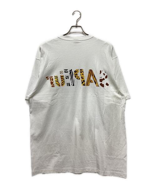 SAPEur（サプール）SAPEur (サプール) サファリロゴTシャツ ホワイト サイズ:XLの古着・服飾アイテム