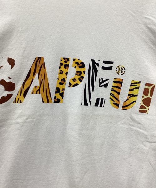 SAPEur（サプール）SAPEur (サプール) サファリロゴTシャツ ホワイト サイズ:XLの古着・服飾アイテム