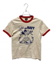 TOYS MCCOY（トイズマッコイ）の古着「リンガーTシャツ」｜ホワイト×レッド