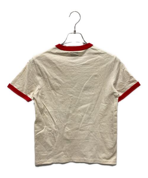 TOYS MCCOY（トイズマッコイ）TOYS McCOY (トイズマッコイ) リンガーTシャツ ホワイト×レッド サイズ:36の古着・服飾アイテム