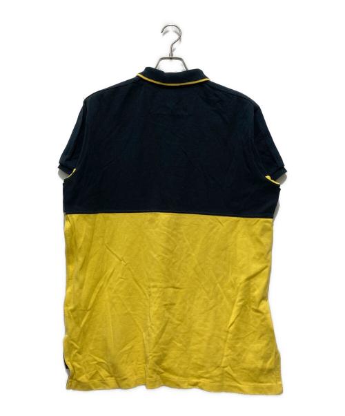 POLO RALPH LAUREN（ポロ・ラルフローレン）POLO RALPH LAUREN (ポロ・ラルフローレン) ビッグポニー刺繍 ポロシャツ ブラック×イエロー サイズ:Lの古着・服飾アイテム
