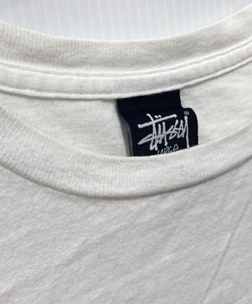 stussy（ステューシー）stussy (ステューシー) NO.4カモ半袖カットソー ホワイト サイズ:Lの古着・服飾アイテム