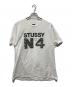 stussy（ステューシー）の古着「NO.4カモ半袖カットソー」｜ホワイト