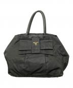 PRADAプラダ）の古着「ナイロントートバッグ」｜ブラック