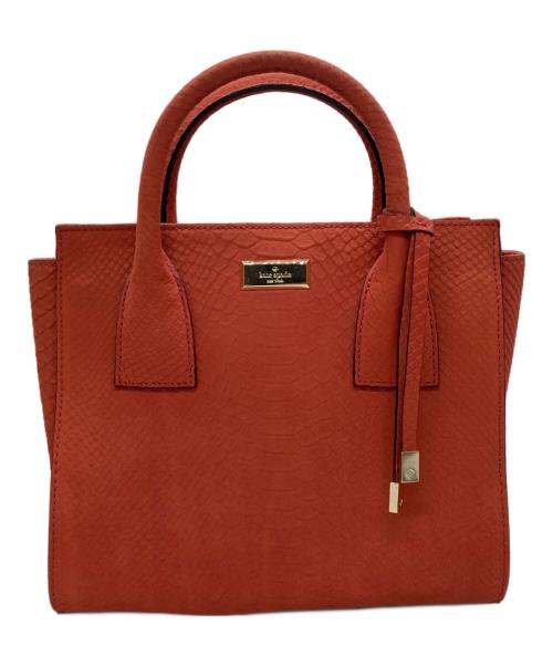 Kate Spade（ケイトスペード）Kate Spade (ケイトスペード) 2WAYハンドバッグ オレンジ サイズ:OneSizeの古着・服飾アイテム