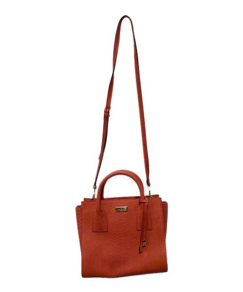Kate Spade（ケイトスペード）Kate Spade (ケイトスペード) 2WAYハンドバッグ オレンジ サイズ:OneSizeの古着・服飾アイテム
