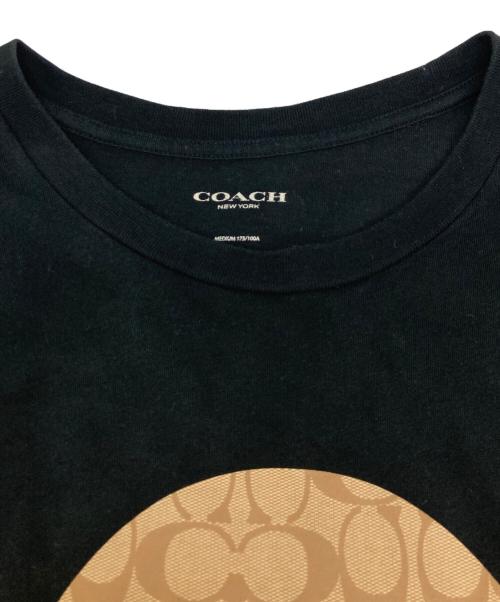 COACH（コーチ）COACH (コーチ) シグネチャー Tシャツ ブラック サイズ:Mの古着・服飾アイテム