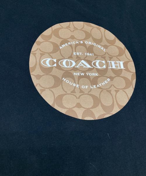 COACH（コーチ）COACH (コーチ) シグネチャー Tシャツ ブラック サイズ:Mの古着・服飾アイテム