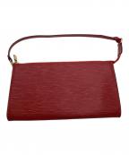LOUIS VUITTONルイ ヴィトン）の古着「ハンドポーチ / ポシェット・アクセソワール」｜レッド