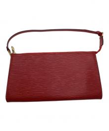 LOUIS VUITTON（ルイ ヴィトン）の古着「ハンドポーチ / ポシェット・アクセソワール」｜レッド