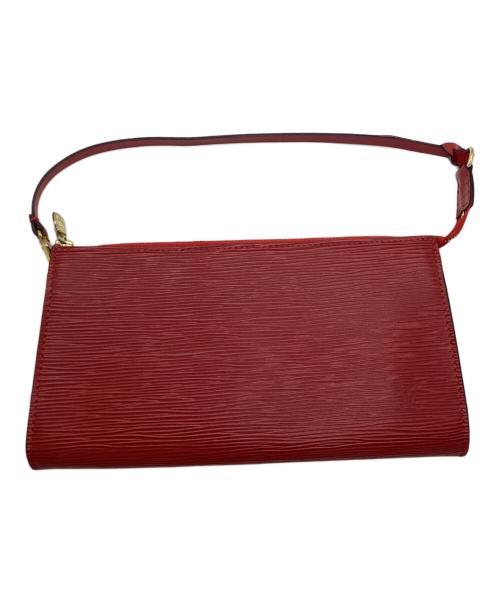 LOUIS VUITTON（ルイ ヴィトン）LOUIS VUITTON (ルイ ヴィトン) ハンドポーチ / ポシェット・アクセソワール レッドの古着・服飾アイテム