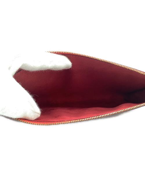 LOUIS VUITTON（ルイ ヴィトン）LOUIS VUITTON (ルイ ヴィトン) ハンドポーチ / ポシェット・アクセソワール レッドの古着・服飾アイテム