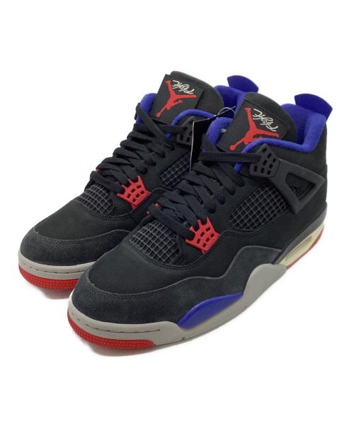 NIKE（ナイキ）NIKE (ナイキ) AIR JORDAN 4 RETRO ブラック BLACK/FIRE RED- サイズ:28.5cm 未使用品の古着・服飾アイテム