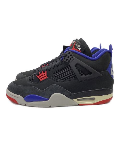 NIKE（ナイキ）NIKE (ナイキ) AIR JORDAN 4 RETRO ブラック BLACK/FIRE RED- サイズ:28.5cm 未使用品の古着・服飾アイテム