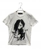 GROUND Yグラウンドワイ）の古着「手書きデッサン画プリントTシャツ」｜ホワイト