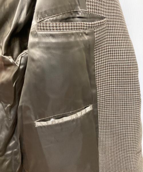 AURALEE（オーラリー）AURALEE (オーラリー) DOUBLE FACE CHECK LONG COAT / ダブルフェイスチェックロングコート / 総柄コート / チェックコート ブラウン サイズ:3の古着・服飾アイテム