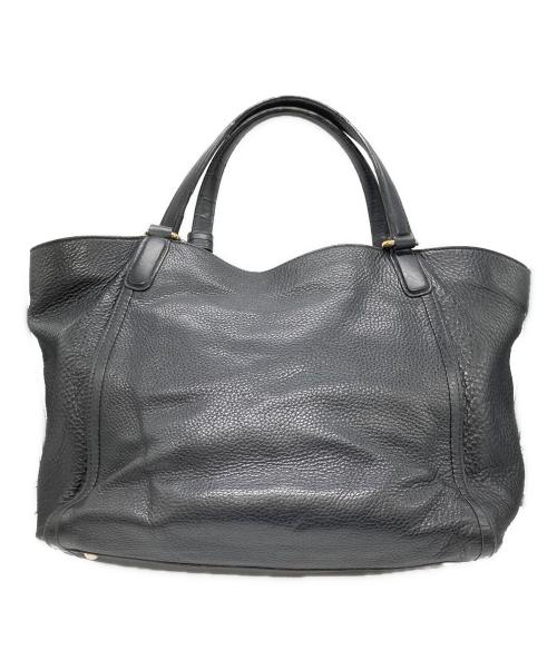 GUCCI（グッチ）GUCCI (グッチ) インターロッキングG ソーホー トートバッグ ネイビーの古着・服飾アイテム