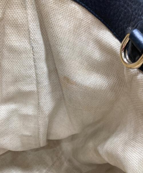 GUCCI（グッチ）GUCCI (グッチ) インターロッキングG ソーホー トートバッグ ネイビーの古着・服飾アイテム