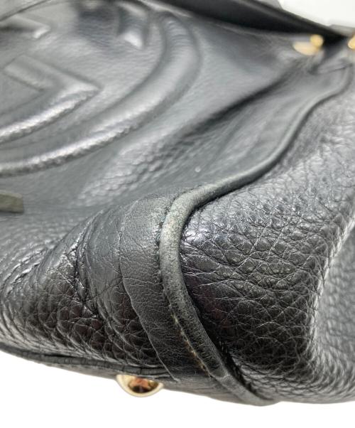 GUCCI（グッチ）GUCCI (グッチ) インターロッキングG ソーホー トートバッグ ネイビーの古着・服飾アイテム