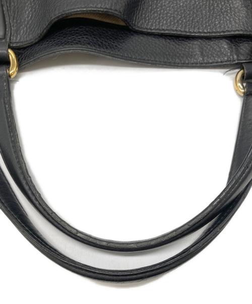 GUCCI（グッチ）GUCCI (グッチ) インターロッキングG ソーホー トートバッグ ネイビーの古着・服飾アイテム