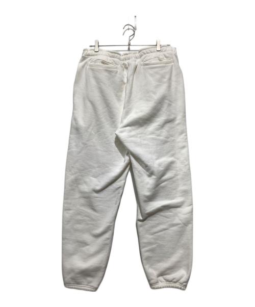 SEQUEL（シークエル）SEQUEL (シークエル) ロゴ刺繍スウェットロングパンツ ホワイト サイズ:Lの古着・服飾アイテム