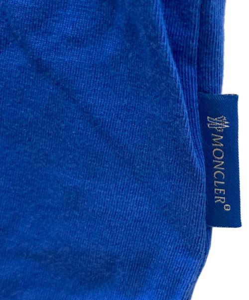 MONCLER（モンクレール）MONCLER (モンクレール) 半袖Tシャツ ブルー サイズ:14　(164cm)の古着・服飾アイテム