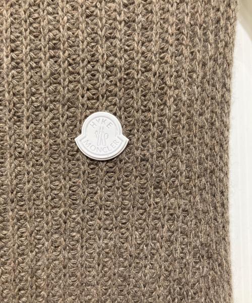 MONCLER（モンクレール）MONCLER (モンクレール) HYKE (ハイク) ノースリーブニットワンピース ブラウン サイズ:XXSの古着・服飾アイテム